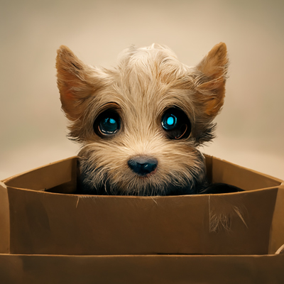 cat, cute, in a box
