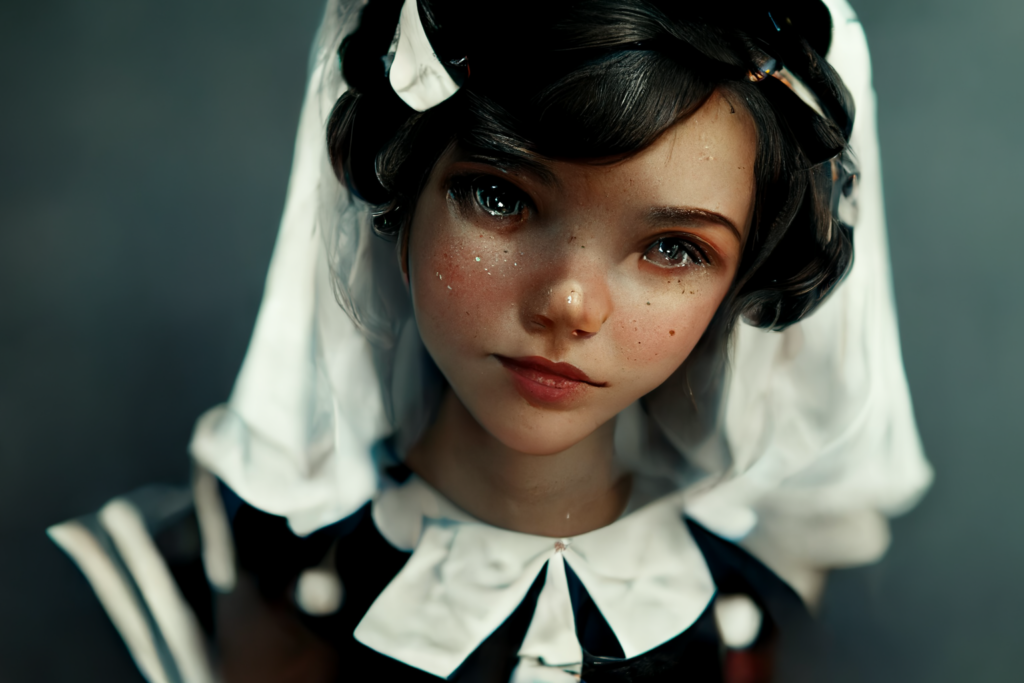 maid, girl, ultra realistic, octane render, cinematic, --ar 7:5